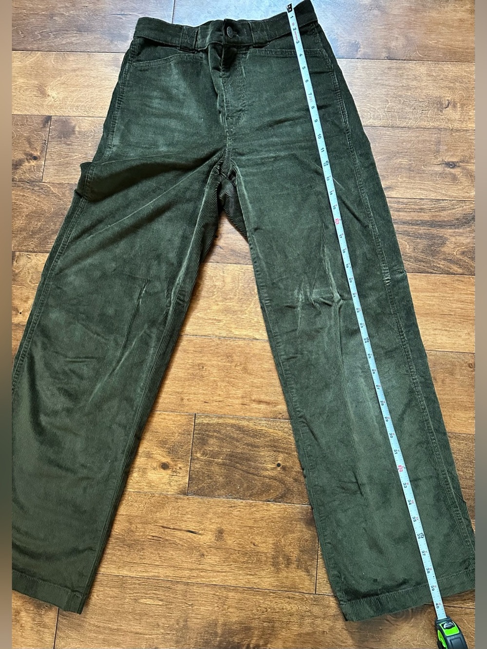 Madewell Women’s Olive Green Corduroy Pants